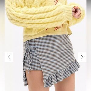NWOT Urban Outfitters Kimchi Blue Sienna Wrap Skort